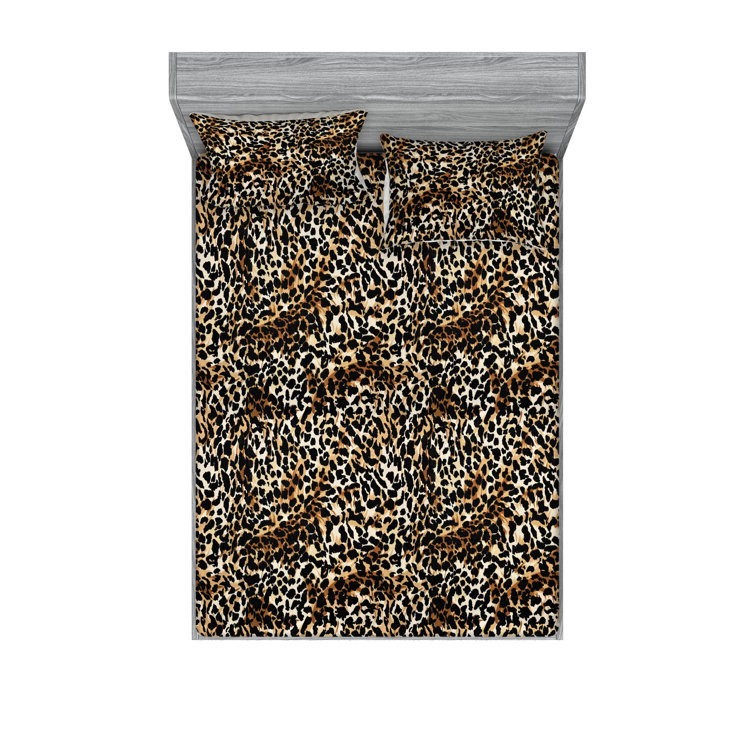 Ambesonne Fitted Sheet & Shams