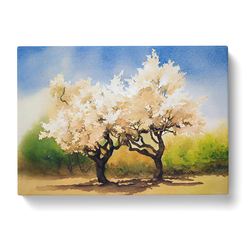 Sparkling Trees - Wrapped Canvas, 50cm H x 76cm W x 3cm D