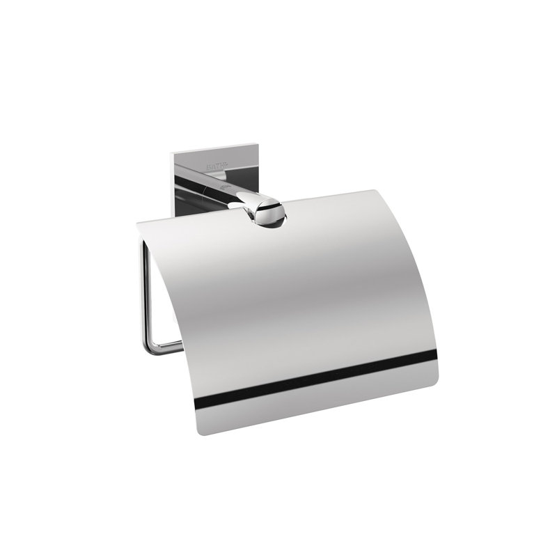 Harkless Wall Mounted Toilet Paper Holder, Chrome