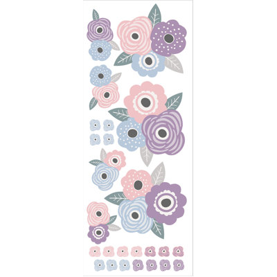 Décalcomanie murale fleur pour enfants