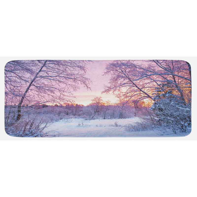 Rustic Polyester Kitchen Mat