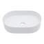 Lavabo de salle de bain en céramique blanche de 18,74 po x 12,24 po Midhurst