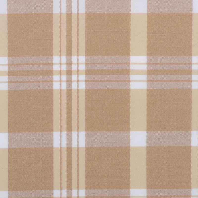 Tissu à carreaux Sutton, Caramel