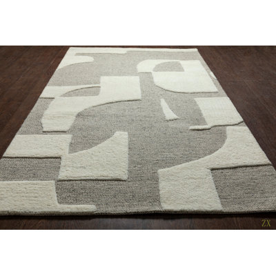 Tapis en laine touffeté à la main Eva Maverick