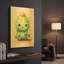 « Monstre des fruits coupés 3 » par Momart, décoration murale en métal doré, 30,5 cm x 40,5 cm-270481919