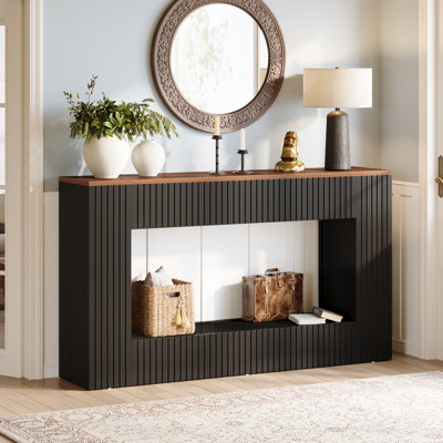 Console de rangement en bois manufacturé