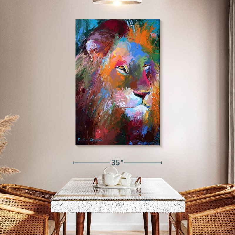 Brampt Lion, 51" H x 34" W