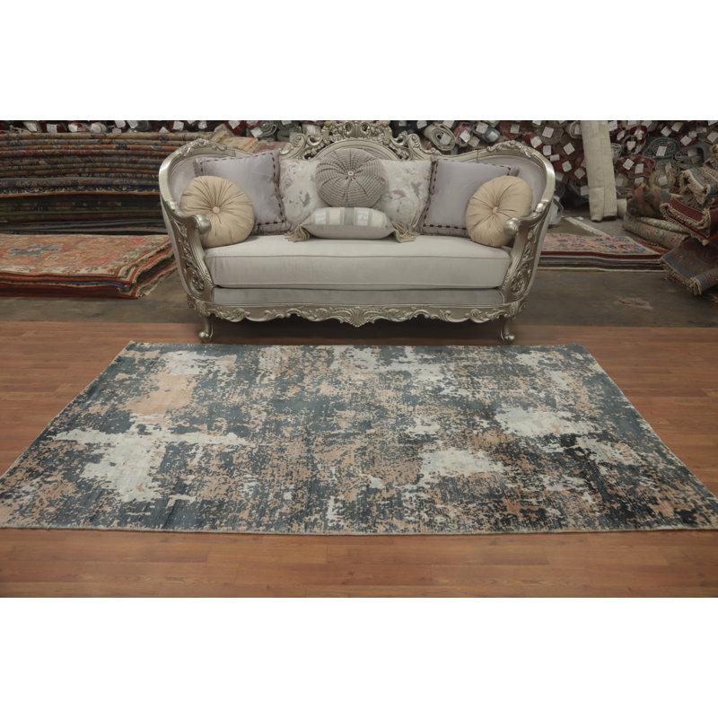 Tapis abstrait moderne All-Over 5 x 8 po
