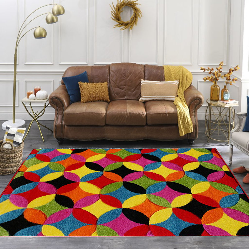 Leonidis Geometric Indoor / Outdoor Area Rug, Runner 60 x 220cm