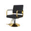 ° Fauteuil de salon pivotant en cuir Pu