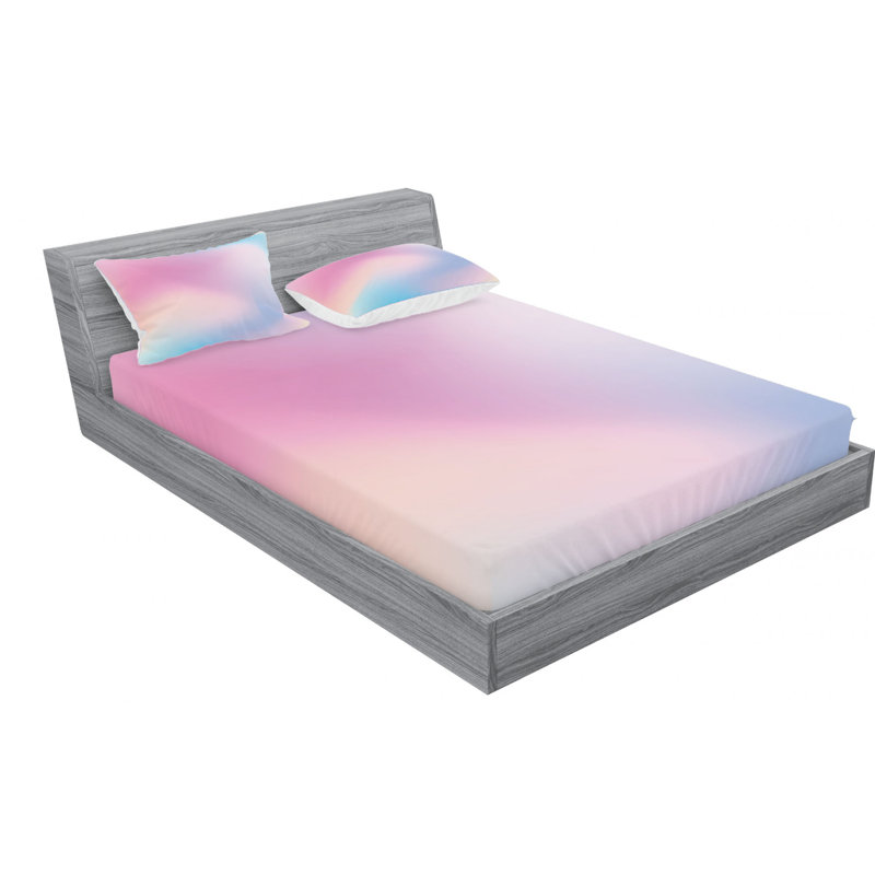 Microfiber Patterned Sheet Set, Queen Sheet Set + Fitted Sheet + 2 Pillowcases