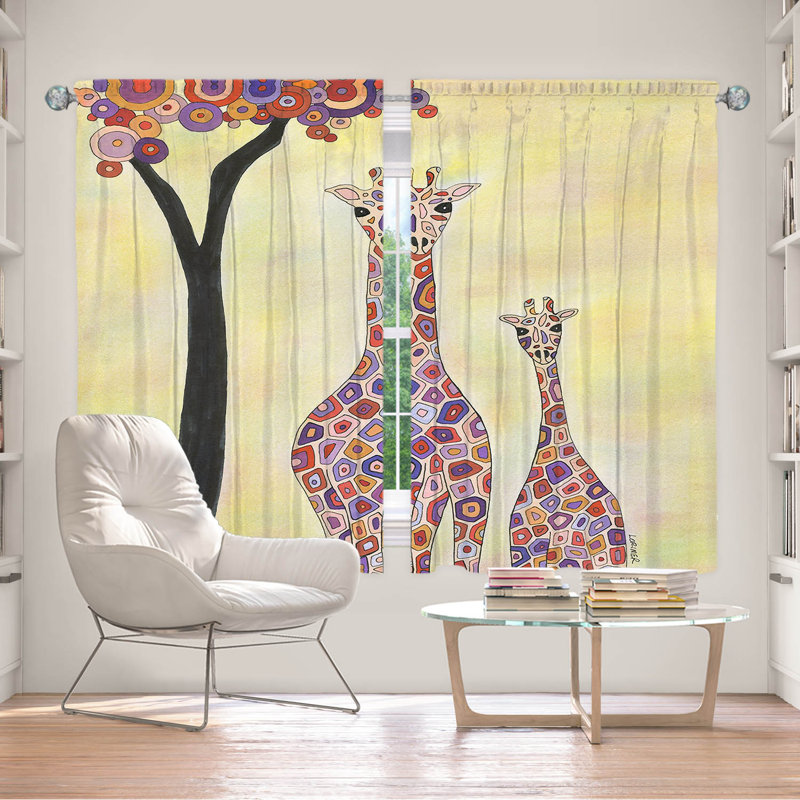 Paire de rideaux obscurcissant en polyester Snaresbrook, L 56 po x L 78 po
