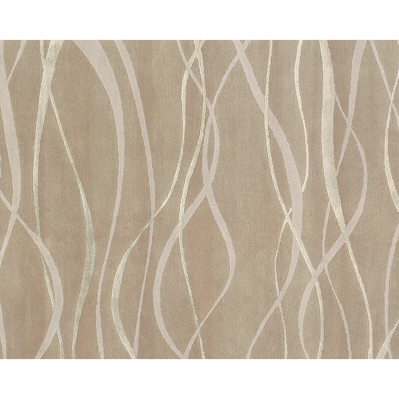 Ripple Shadow Abstract Area Rug in Beige/Neutral