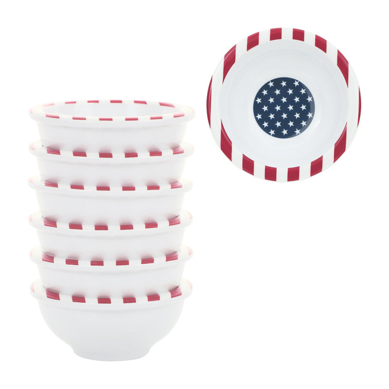 3 3/8" Mini Bowl S6, American Flag