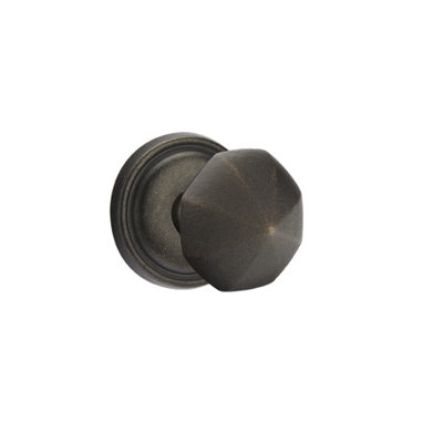 Emtek Dummy Knobset w/ Tuscany #12 Rosette and Octagon Knob