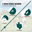 VEVOR Green Metal Line Post
