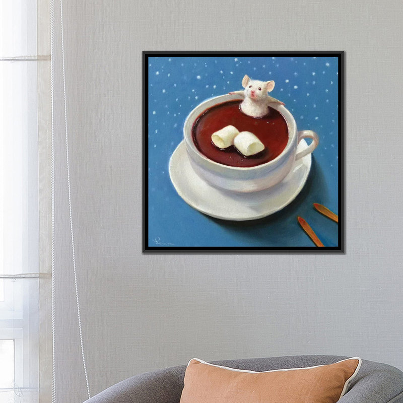 «Harji Ares Ski», art encadré, Toile avec cadre noir, Non mat, H 26 po x l 26 po x P 1,5 po