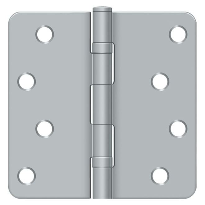 4" H x 4" W Butt Bearing Single Door Hinge (Set of 2) Deltana 