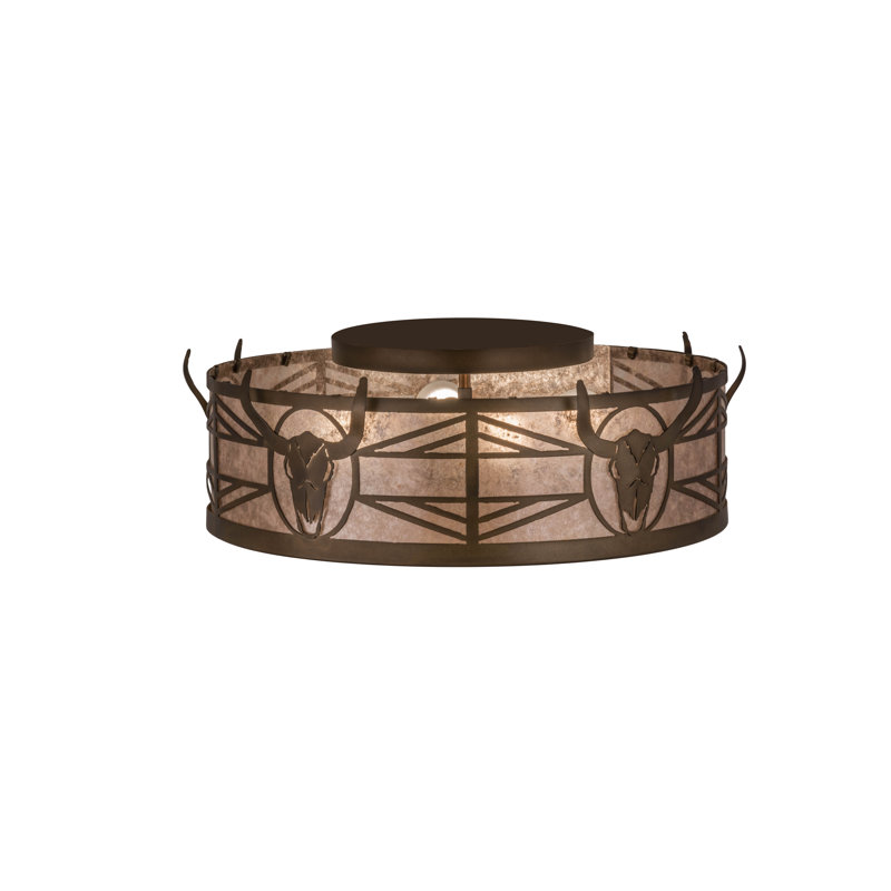 Rustic Lodge 4 - Light Flush Mount