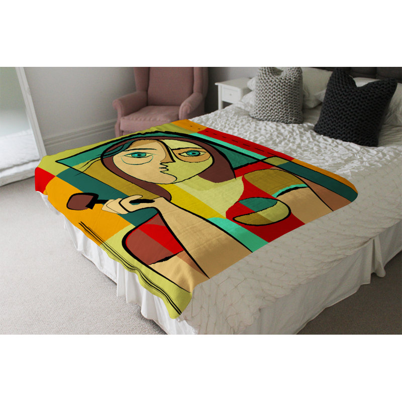 Domonque Plain Weave / Muslin Throw Blanket