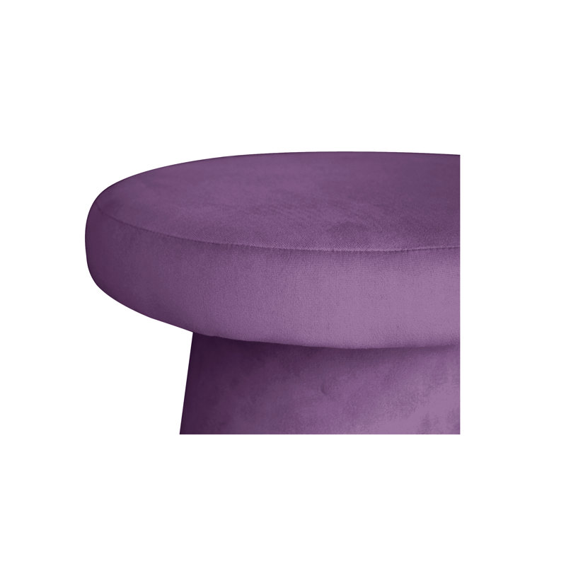Solid + Manufactured Wood Accent Stool, Violet