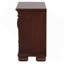 Table de chevet 2 tiroirs, cerise