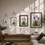 Iris Bloom Botanical - Framed Print-2044307224-2044307226