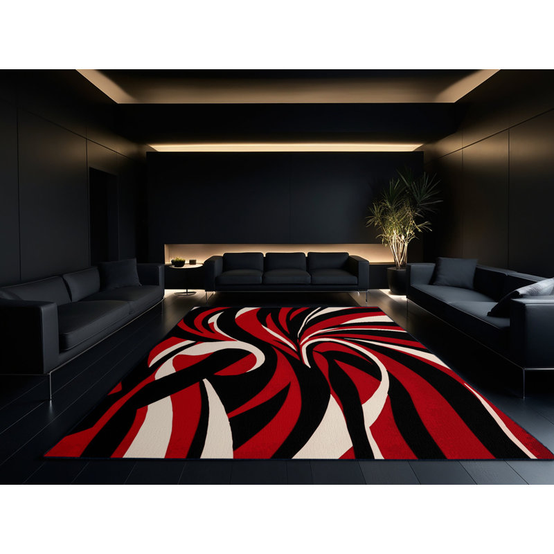 Sinister Edge Rug, Rectangle 6' x 9'