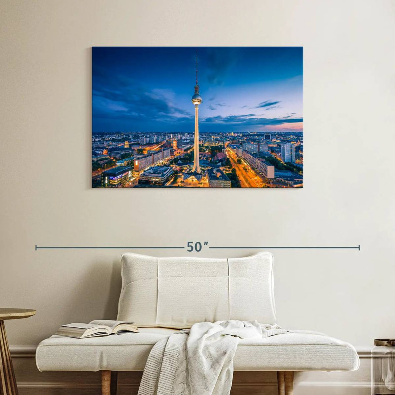 Rorry Alexanderplatz TV Tower, 26" H x 39" W