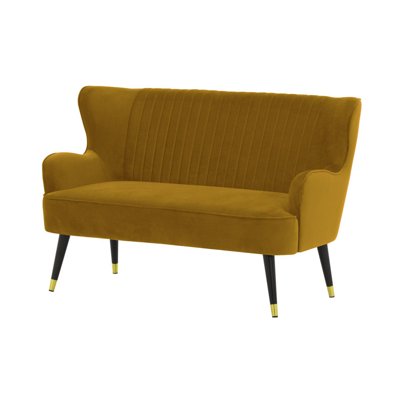 Burnette Sofa, Mustard Yellow