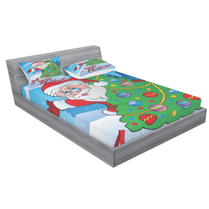 Microfiber Sheet Set, Queen Sheet Set with Fitted Sheet