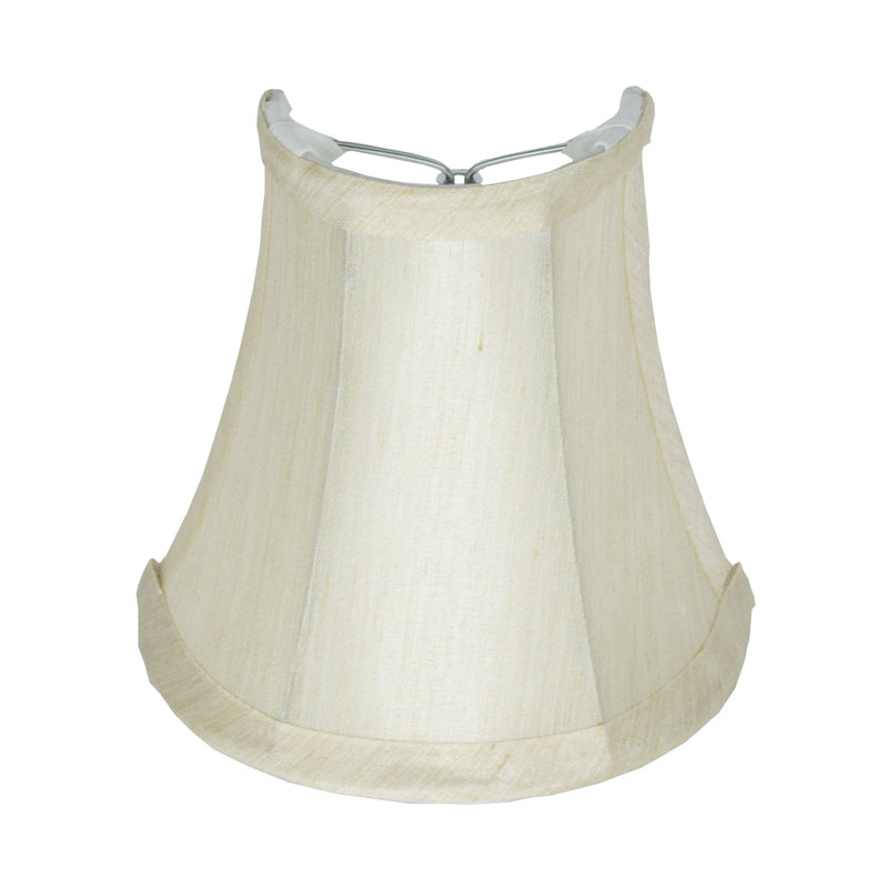 5'' H Silk Bell Wall Sconce Shade, Cream