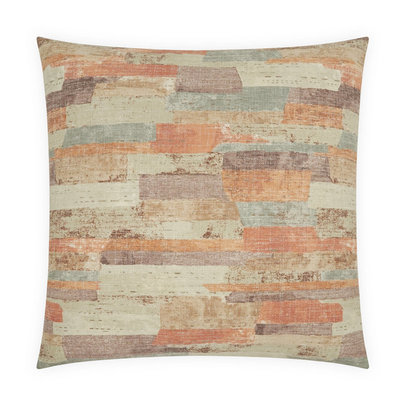 Coussin décoratif Faro, Carré 24 po, Sorbet