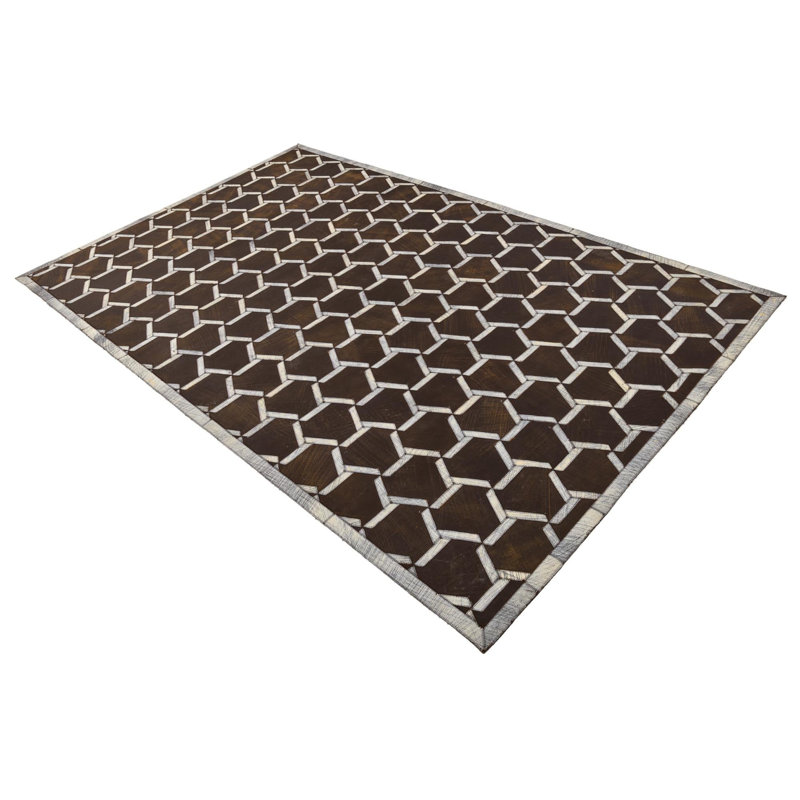 Tapis brun foncé Ortega