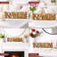 Sculpture en bois faite à la main «I Love Mom» Elves - décoration de table, cadeau de Noël et de la fête des Mères, 8 po x 4 po