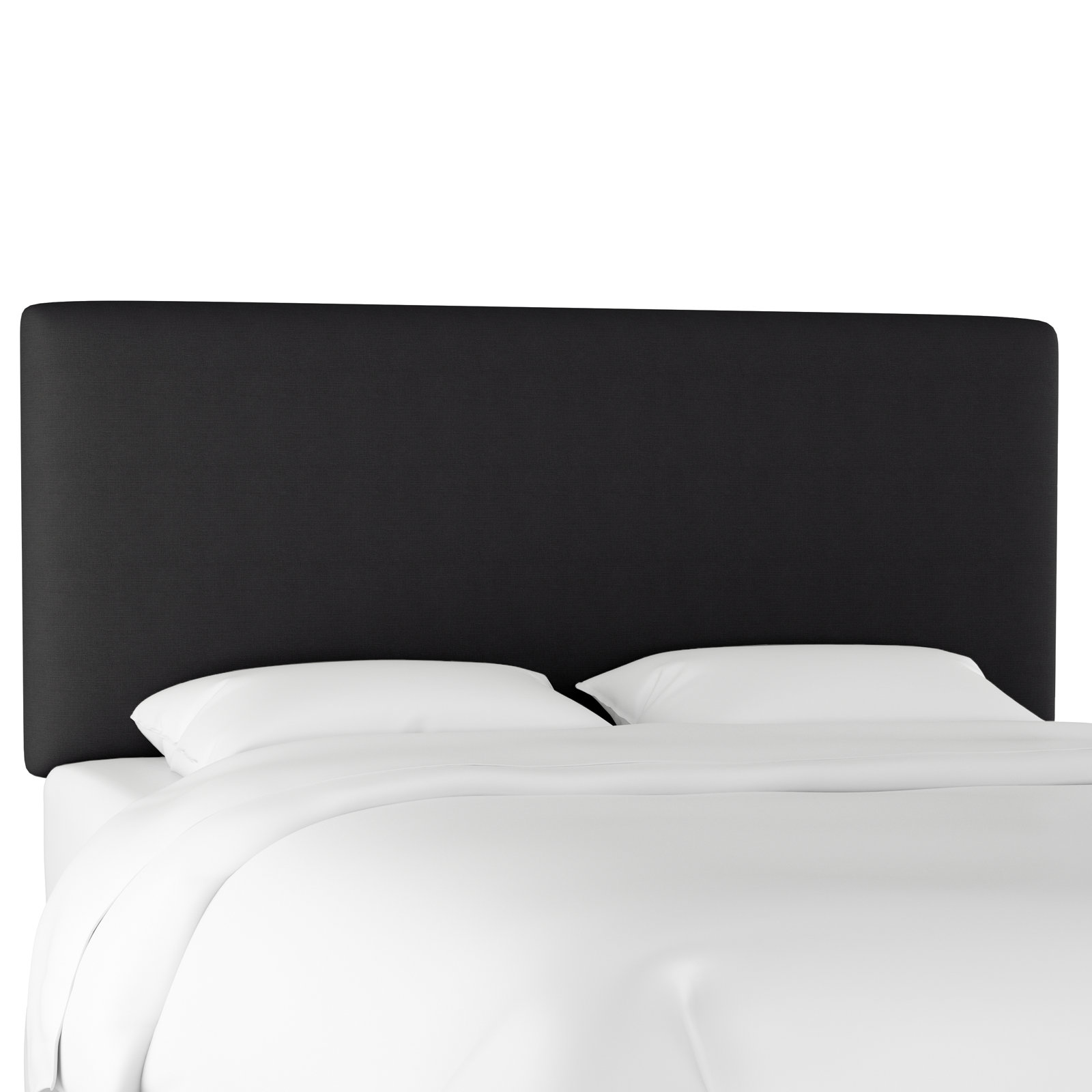Eisley Upholstered Headboard, Full, Classic Black Linen