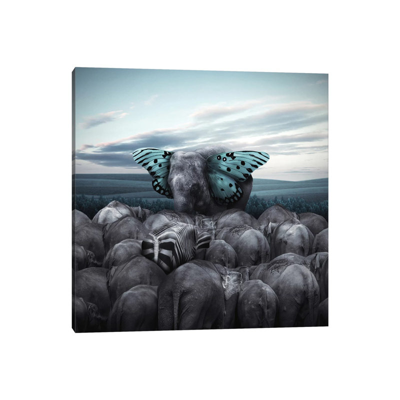 Hail To The King by Hardibudi - Print on Canvas, Wrapped Canvas, 45.72cm H x 45.72cm W x 1.91cm D