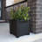 Lakeland Square Resin Planter with Water Reservoir-1947375405-1947375404