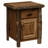 Fireside Lodge Hickory Log Enclosed Nightstand - Cinnamon-984950855