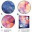 «Pink Illuminated Electro Reverie I», art mural abstrait en métal-2119007632