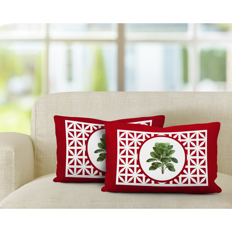  Coussin intérieur / extérieur Lumbar, Rouge