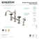 Duchess Double Handle Kitchen Faucet with Side Spray