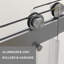 Porte de douche sans cadre l 56 po x H 76 po-63603316
