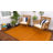 Trinidad Bamboo Slat/Seagrass Area Rug in Vintage Orange/Black-1613211688