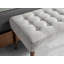 Faux Leather Upholstered Bench
