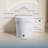 Smart Toilet With Built-in Bidet Seat, Auto Open/close & Foot Sensor, Warm Water Dryer, Led Display, Night Light, Heated Seat