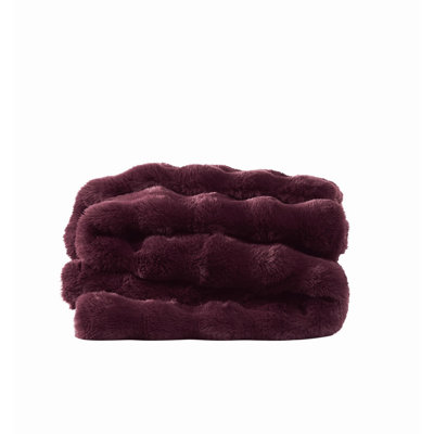 Jeté en fausse fourrure Frye Bubble