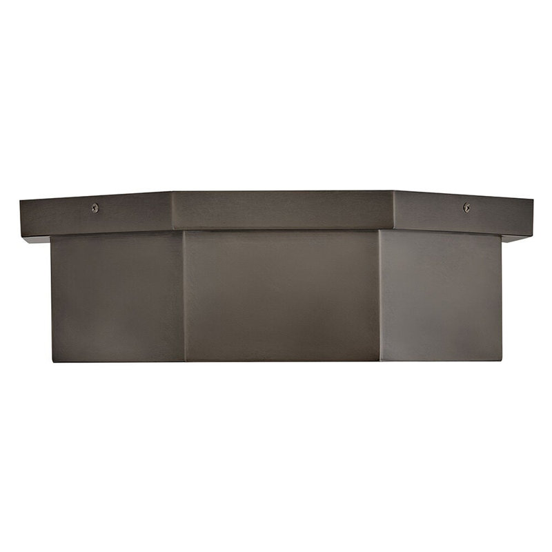 Facet 3 - Light Flush Mount, Black Oxide
