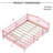 Bed, Floor Full Solid Wood Bed