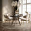 Extendable Round Metal Base Dining Table-1563213449-1563213557